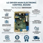 Dryer Main Control Board Lg EBR31002615 Used Good Oem. Fixed Price $117.50.