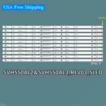 Strips For Insignia NS-55DNA42018 SVH550AL2 5LED REV01 SVH550AL3 REV03. Fixed Price $27.46.