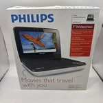 Philips PET741/37 Portable Dvd Player - White Widescreen Complete Nib. Fixed Price $74.89.