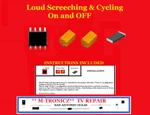Samsung LN32A550P3FXZA BN96-09540A Main Board Repair Kit Cycling /on Off. Fixed Price $15.99.