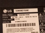 Spare Parts For Lg 55NAN0796NE Tv. Fixed Price $30.34.