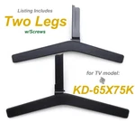 Sony KD-65X75K Stand Legs W/screws 5-041-087-01/5-041-088-01 2T71 Used. Fixed Price $36.95.