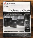Mitsubishi WT-46807 WS-55807 WS-65807 Tv Owner / User Manual *original*. Fixed Price $14.97.