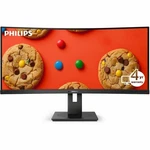 Philips 346B1C 34" 3440X1440 Qhd Va Lcd Ultra Wide Curved Monitor. Fixed Price $453.36.