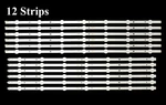 SVG650A28 Vizio E65U-D3 Backlight Led Strips Full Set (12). Fixed Price $30.00.