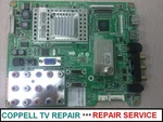 Repair Service For Samsung LN52A550P3FXZA Main Board BN97-01985V / BN94-01723K. Fixed Price $54.95.
