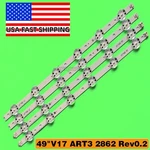 Led Strips For Lg 49UJ6500-UB 49UV340C-UB 49UJ6350-UC 49UJ635T-DC 49UJ635V-ZF. Fixed Price $19.76.