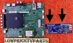 Vizio E50-D1 Main /t-con Boards XFCB06K003040X, 5550T15C07. Fixed Price $37.00.