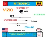 Repair Parts Kit For Vizio Power Supply 056.04167.1071 Dead / Blown Chip. Fixed Price $18.99.