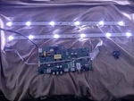 Led Tv Strip Lights Insignia 32" NS-32D312NA17 Pwr Button Video Board. Fixed Price $45.00.