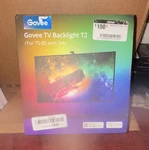 Govee Backlight T2 Led Strip Kit, Multicolor, Smart, 75-85" Tvs. Fixed Price $100.00.