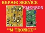 Mail-in Repair Service For Emerson Philips LF501EM4F Main / Power Supply. Fixed Price $48.00.