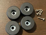 4 New Feet W/ Hardware For Sansui G-5700 G-6700 G-7700 Heavy-duty Foot Parts. Fixed Price $17.00.