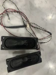Vizio Speaker Set 570214800-02D-G 10W 6OHM Model E50-E3 With Led Panel S500DUB-1. Fixed Price $15.40.